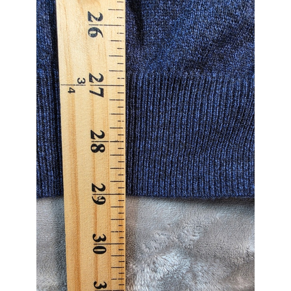 Rodd & Gunn Sweater Mens XL Blue Cashmere Merino Wool Blend Crewneck Pullover - Picture 4 of 6